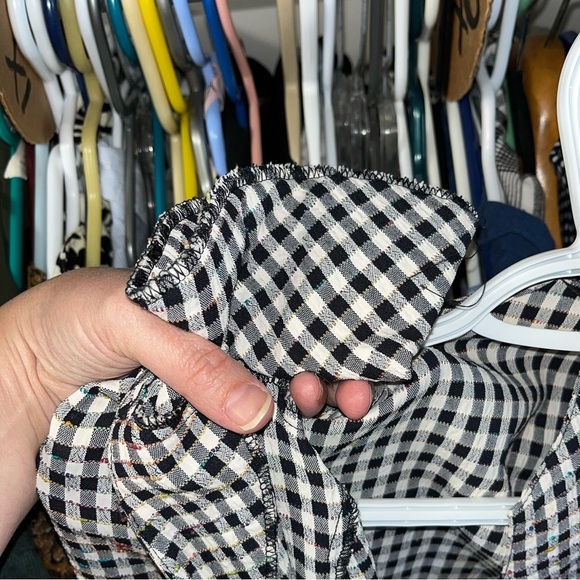 ADDITION-ELLE Vinatge – Gingham Button-Front Blouse – Estimated Size 2X - Picture 6 of 14